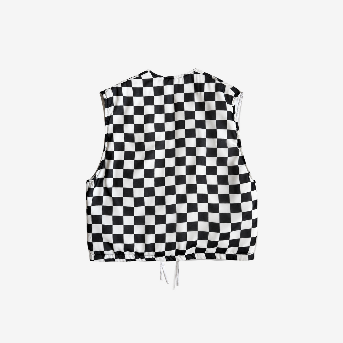 Checkerboard Reversible Vest