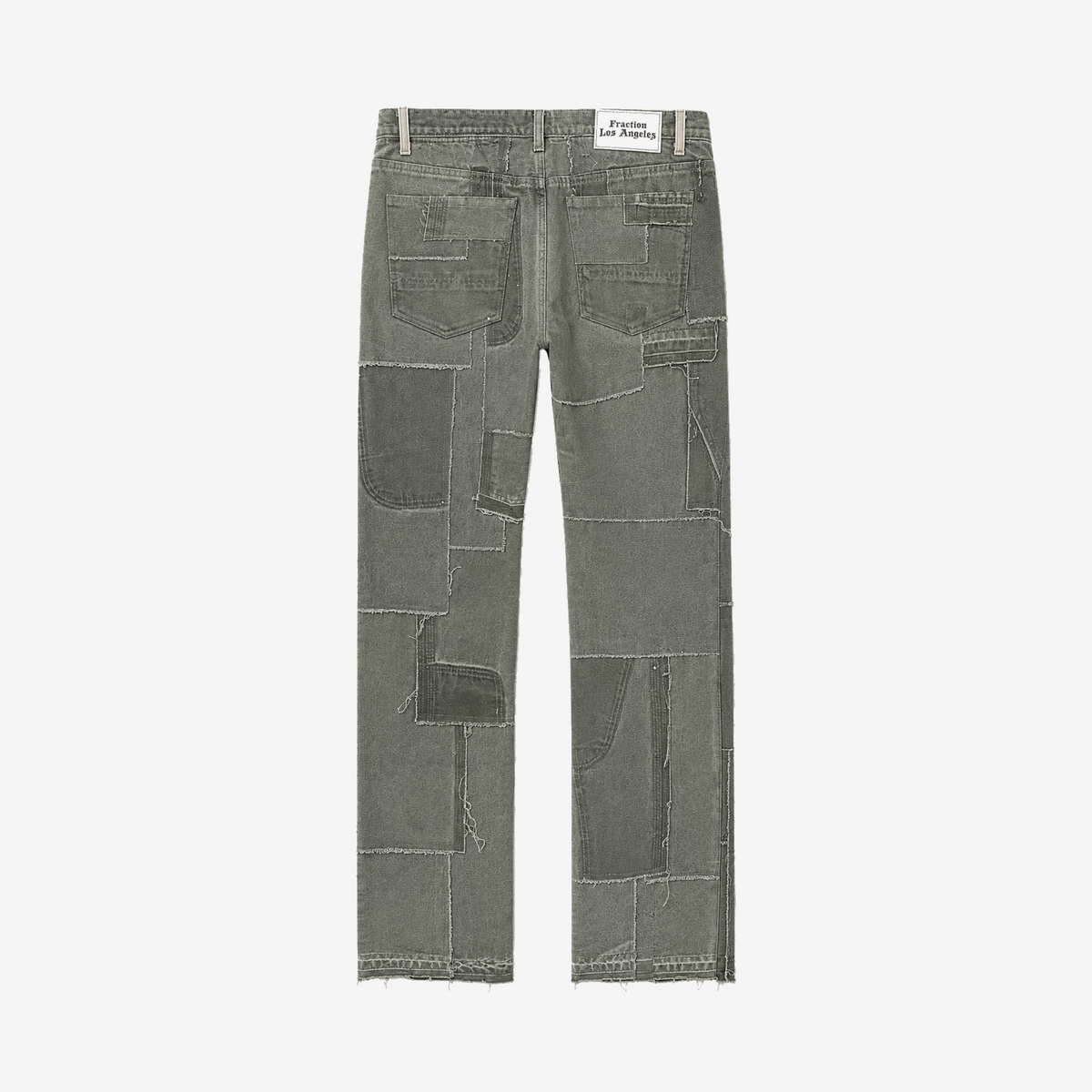 Patchwork Work Pant — Olive