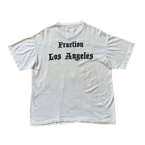1980s California Kitty Vintage T-shirt with Leather Ribcage Appliqué
