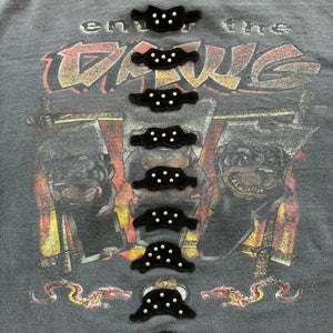 DaDawg 'Enter the Dawg' Studded Leather Appliqué T-shirt