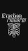 Animated silver FRACTION Riccardi logo and ribcage graphic