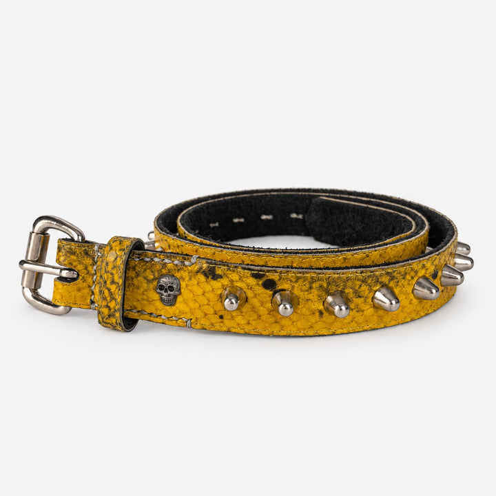Snakeskin Stud Belt