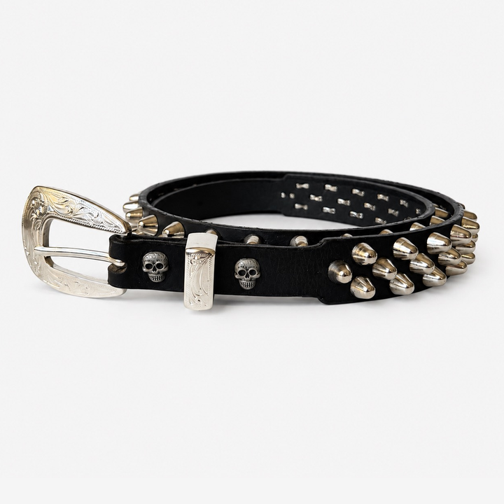 Western Spike Belt — Black