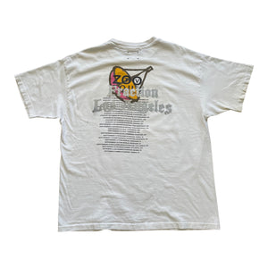 1992 U2 ZTV Tour T-shirt with Leather Ribcage Appliqué