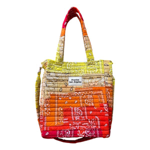 Sunrise Quilted Patchwork Tote Bag